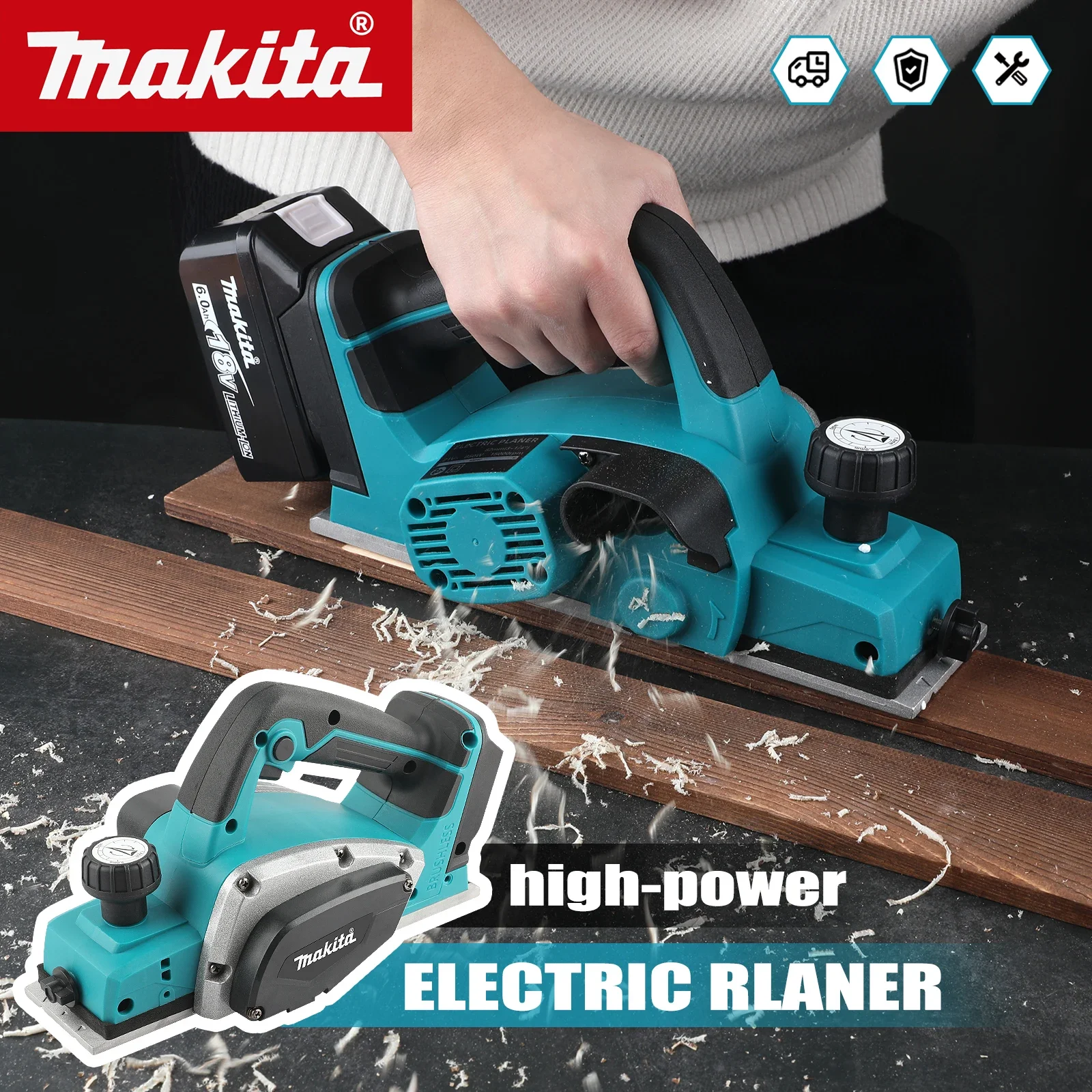 DKP180 – аккумуляторный электр – обзор и цена Planer Handheld Electric